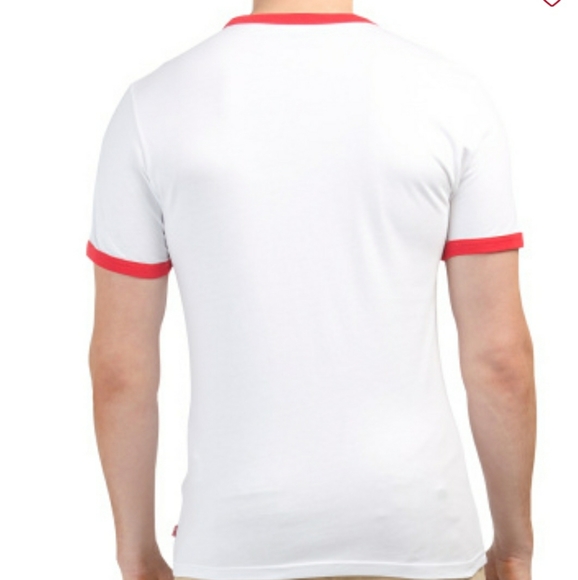 Levi's Men Short Sleeve Ringer Tee - Picture 2 of 2